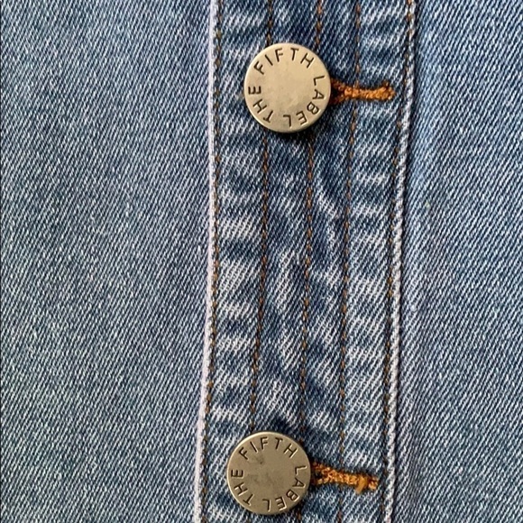 NEW The Fifth Label Offshore Denim Mini Skirt S - Picture 7 of 9